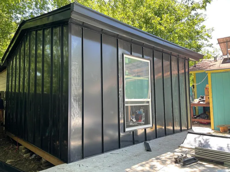 Black standing seam metal wall panels for Metal Roof Installation in Wailua Homesteads